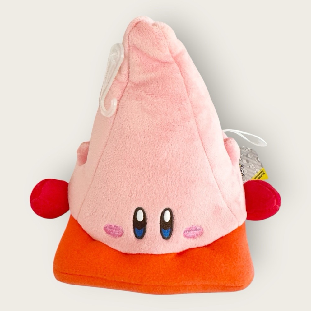 Kirby Cone Mouth 7" Plush Official Sanei All Star Collection Nintendo